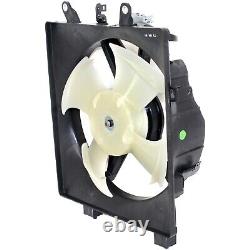 Radiator Cooling Fan with A/C Condenser Fan For 2001-2005 Honda Civic Left & Right