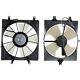 Radiator Cooling Fan With A/c Condenser Fan For 2004-2008 Acura Tl Left & Right