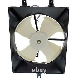 Radiator Cooling Fan with A/C Condenser Fan For 2004-2008 Acura TL Left & Right