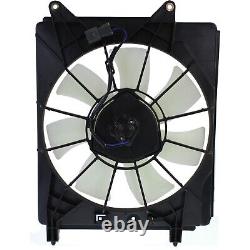 Radiator Cooling Fan with A/C Condenser Fan For 2007-2008 Honda Element LH & RH