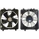 Radiator Cooling Fan With A/c Condenser Fan For 2007-2009 Honda Cr-v Left & Right