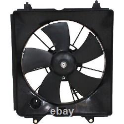 Radiator Cooling Fan with A/C Condenser Fan For 2007-2009 Honda CR-V Left & Right