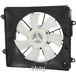 Radiator Cooling Fan with A/C Condenser Fan For 2007-2009 Honda CR-V Left & Right