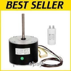Reliable 1/4HP Condenser Fan Motor 1075RPM, OEM Standard, Metal Capacitor