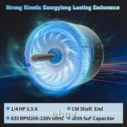 Replacement 1/4 HP 830 RPM Condenser Fan Motor Compatible With Goodman Systems