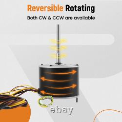 Reversible Condenser Fan Motor 1/4 HP 208-230V 1075 RPM W51-14CJA1-02 US