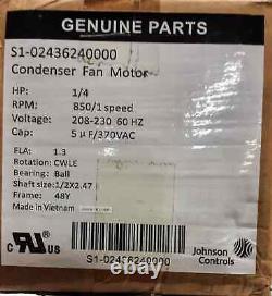 S1-02436240000 1/4 HP Condenser Fan Motor-JOHNSON CONTROLS
