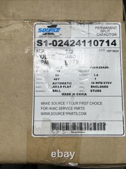 S1 Genteq F48M29A50 Condenser Fan Motor 1/2 HP 1075 RPM 1 PH 1.35 A 60/50HZ