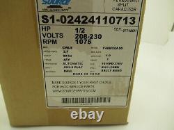 Source 1 F48M28A50 1/2 HP, 1075 RPM, 208-230 VAC, HVAC Condenser Fan Motor