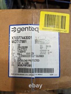 Trane Genteq 1HP, 208-230V, 1125 RPM, 3PH, 60HZ, Condenser Fan Motor
