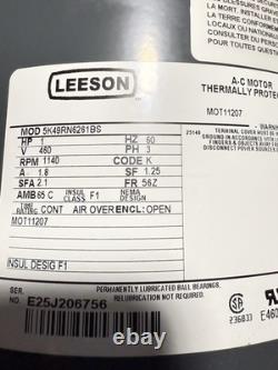 Trane MOT11207 Motor 1HP 1140RPM 460V 56 Frame