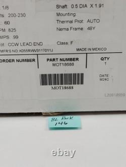 Trane MOT18688 Condenser Fan Motor SEALED