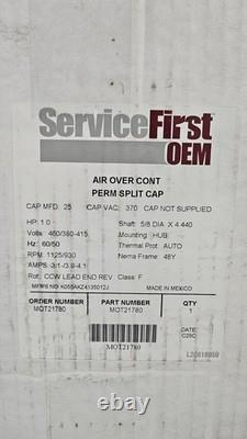 Trane MOT21780 CONDENSER FAN MOTOR, 460V, 1PH