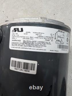 US Motors Nidec K55HXJMR-9214 Condenser Fan Motor 0.7 HP 460V 1100 RPM 48Y New