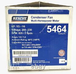 US Motors Rescue Condenser Fan Motor 5464 1/3 1/6 HP Motor for 370V Capacitors