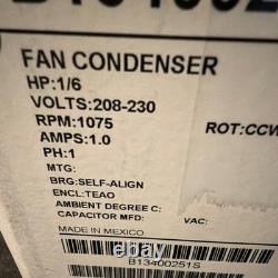 U. S. MOTORS B13400251S Condenser Fan Motor 208-230V 1.0A 1075 RPM CCW 1PH