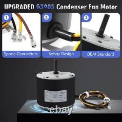 Upgraded 1/4 HP Condenser Fan Motor 208-230V Easy Installation, Durable Build