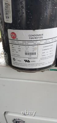 Us Motors, 3 phase condenser fan motor, suitable for field wiring, 1/2 HP, 460 V