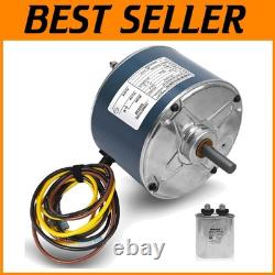 Versatile 208-230V Condenser Fan Motor, 1/4 HP, Easy Installation for AC Units