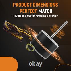 W51-14CJA1-02 Condenser Fan Motor 1/4 HP 208/230V 1075 RPM Replacement New