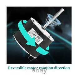 W51-14CJA1-02 Condenser Motor, 1/4HP, 208/230V Condenser Fan Motor, 1075RPM Repl