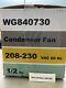 Wagner Condenser Fan Motor Wg840730 208-230vac 60hz 1/2 Hp