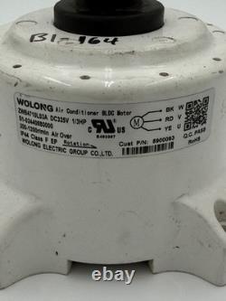Wolong ZWB4710L03A Condenser Fan Motor 1/3 HP 208-230VAC 1200-RPM 60Hz 1-Phase