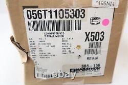 X503 MARATHON Condenser Fan Motor 1-1/2 HP 056T11O5303 Frame 56z New 200-230/460