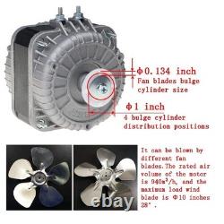 YZF18-25 Electric Fan Shaded Pole Motor 120V 60Hz 1.01A 18W AC Fan Motor for Sma