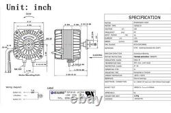 YZF18-25 Electric Fan Shaded Pole Motor 120V 60Hz 1.01A 18W AC Fan Motor for Sma YZF18-25 Electric Fan Shaded Pole Motor 120V 60Hz 1.01A 18W AC Fan Motor for Sma