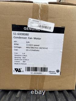 York S1-6008080 Condenser Fan Motor 3/4 HP 460V 1110 RPM