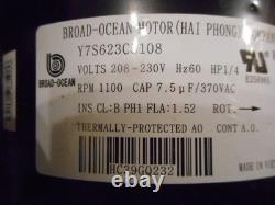 Zhongshan Broad-Ocean Y7S623C5108 Condenser Fan Motor 230V HC39GQ232