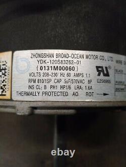 Zhongshan Broad-Ocean YDK-120S83262-01 / 0131M00060 Condenser Fan Motor 1/6 HP