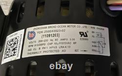 Zhongshan Broad-Ocean YDK-250S6352-02 Condenser Fan Motor 1/8HP 208-230V 1075RPM
