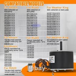 51-102008-03 Moteur de ventilateur de condenseur pour Rheem 51-102500-04 51-102008-07 Ruud 1/5 ch