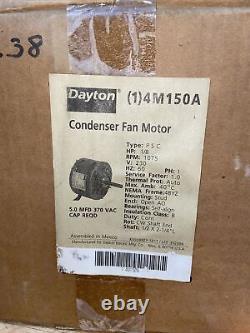 Dayton 4M150A Moteur de ventilateur de condensateur neuf dans la boîte BW4A