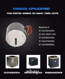 F48AA68A50 pour moteur de ventilateur de condenseur A. O. Smith York Coleman 1/4 HP 208-230V 850RPM