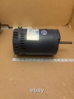 Leeson 111148.00 Moteur de ventilateur à condensateur 1,5 CV, 3PH, 230/460V, 1200 RPM, 56Y Fr