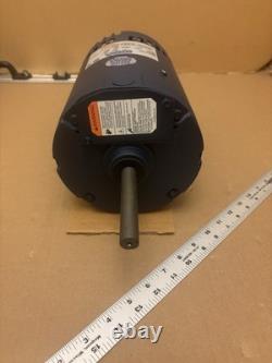 Leeson 111148.00 Moteur de ventilateur à condensateur 1,5 CV, 3PH, 230/460V, 1200 RPM, 56Y Fr