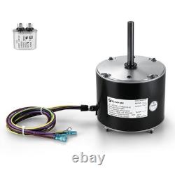 MOT18687 Moteur de ventilateur de condenseur 1/6 HP 825 tr/min, 200-230 V, silencieux et efficace