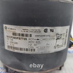MOTEUR DE VENTILATEUR DE CONDENSEUR GE 208-230 1/8 CV 825 RPM 5KCP39DFS773S HC35GE237 d'occasion