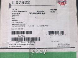 MOTORES US LX7922 MOTEUR DE VENTILATEUR DE CONDENSATEUR 1/3hp 1075rpm 460/380-420v NEUF