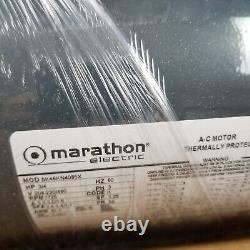 Marathon 5K46KN4085X, Moteur de ventilateur de condenseur, 1 vitesse, 3/4 HP, 208-230/460V CA NEUF