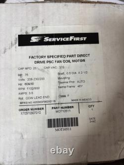 Moteur PSC Trane, 208-230 V, 3/4 HP, 1100 tr/min, MOT10511