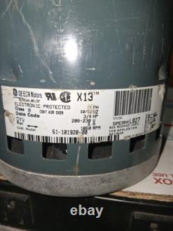 Moteur de soufflante GE X13 ECM 5SME39NXL021 3/4HP 208-230V 1050RPM 1PH HD46AE239