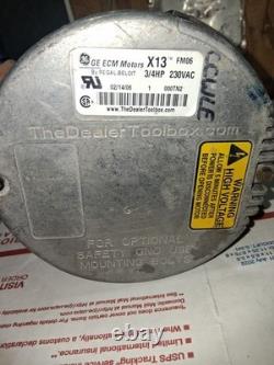 Moteur de soufflante GE X13 ECM 5SME39NXL021 3/4HP 208-230V 1050RPM 1PH HD46AE239