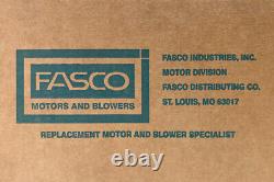 Moteur de souffleur Fasco D742 5.6 Diamètre du cadre 1/4 HP 1075 tr/min 208-230 volts 2.1 A