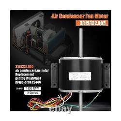 Moteur de ventilateur 3315332.005, Remplacement du moteur de ventilateur genteq F48AF70A61 3315332.005