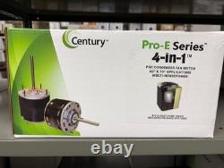 Moteur de ventilateur à condensateur EM3458F Century Pro-E Series 1075 RPM 208-230V pour CVC