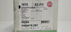 Moteur de ventilateur à condensateur Us Motors 1875 Ez Fit 1/3-1/5hp 208-230/60/1 Rpm825